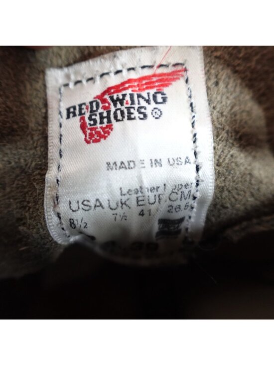 Red Wing Boots 8.5 Gray Suede Roughout 8139 Nigel Cabourn 2010